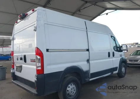2019 Ram Promaster 1500 High Roof 136 Wb из США, поврежденный, VIN 3C6TRVBG7KE515864